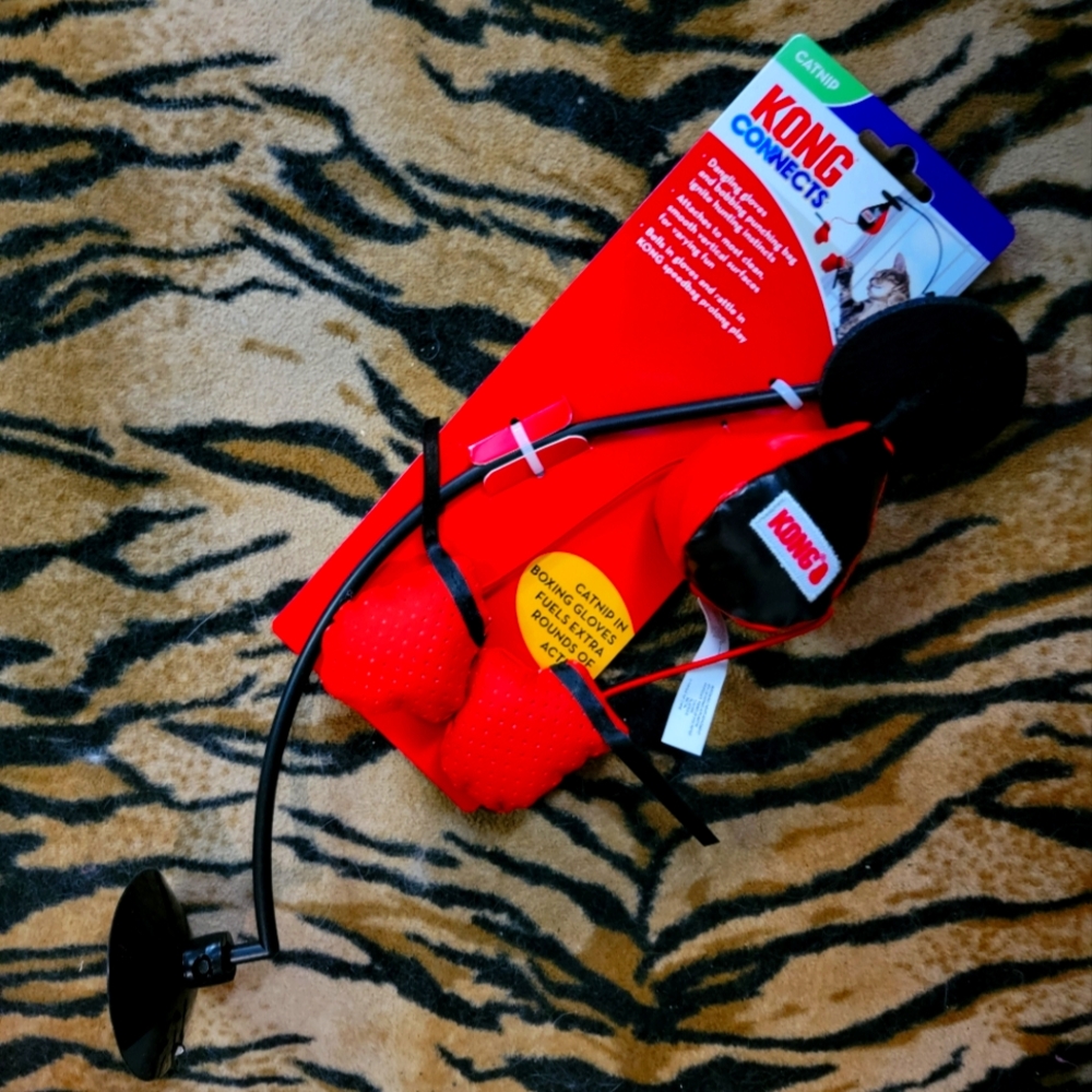 Kong Cat Connects Toy Window Punching Bag ea.